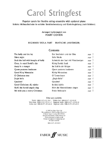 Carol Stringfest (Beginner Viola)
