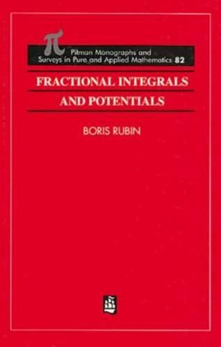 Fractional Integrals and Potentials