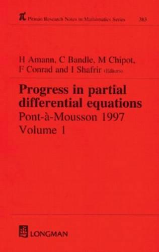 Progress in Partial Differential Equations
