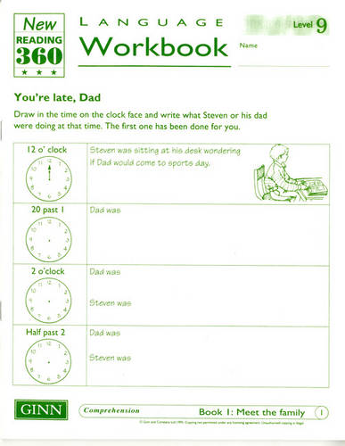 New Reading 360 Language Workbook 9