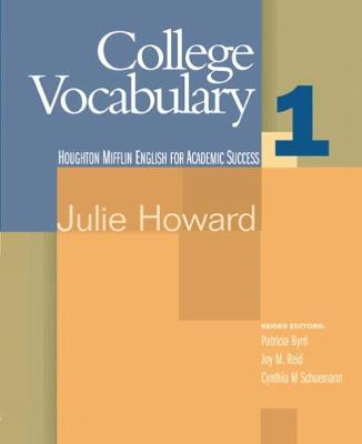 College Vocabulary: Student Text Bk. 1