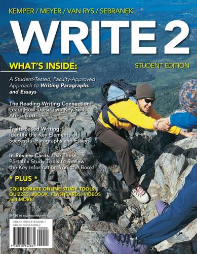 WRITE2 (with CourseMate Printed Access Card)