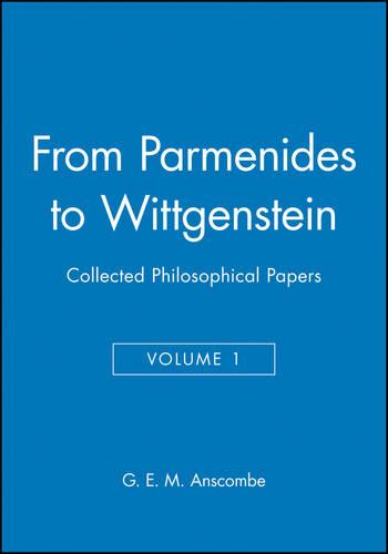 From Parmenides to Wittgenstein, Volume 1