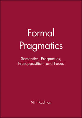 Formal Pragmatics