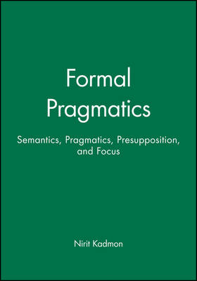 Formal Pragmatics