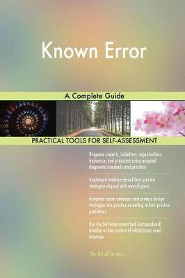 Known Error a Complete Guide