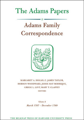 Adams Family Correspondence, Volume 8
