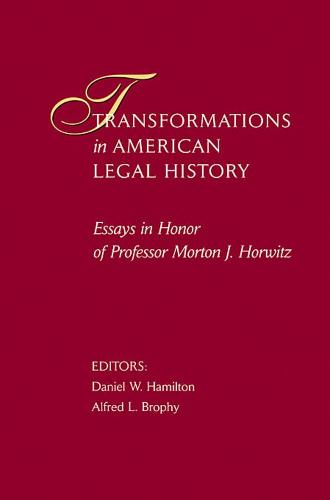Transformations in American Legal History