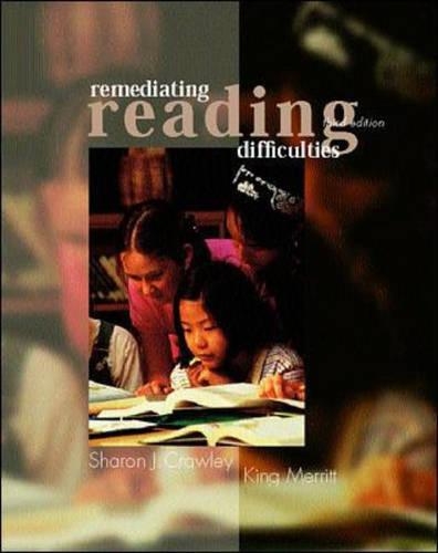 Remediating Reading Difficulties