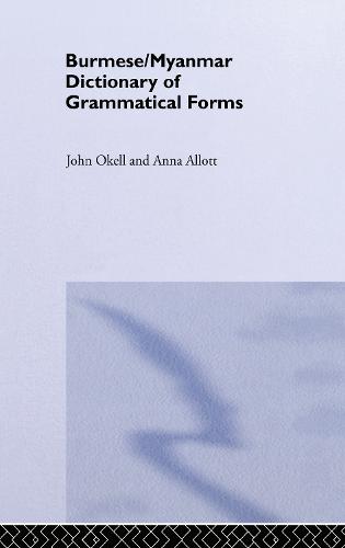 Burmese (Myanmar) Dictionary of Grammatical Forms