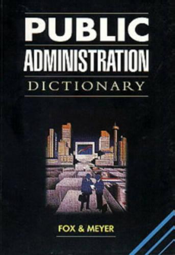 Public administration dictionary