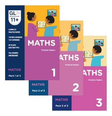 11+ Practice Papers Bundle of Maths (3 packs)