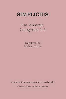 On Aristotle "Categories 1-4"
