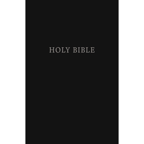 KJV, Pew Bible, Large Print, Hardcover, Black, Red Letter, Comfort Print