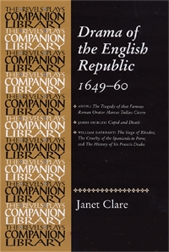 Drama of the English Republic, 1649–1660