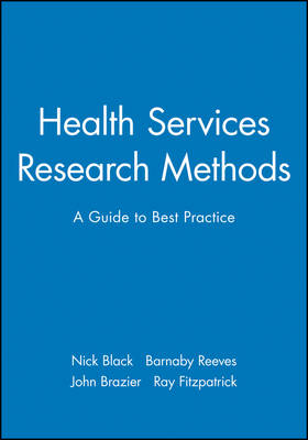 Health Services Research Methods