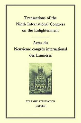 Transactions of the Ninth international congress on the Enlightenment