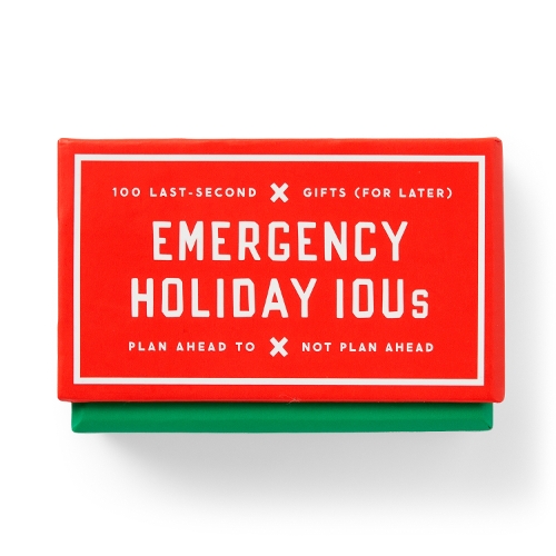 Emergency Holiday IOUs Card Set