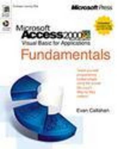 Microsoft Access 2000/Visual Basic for Applications Fundamentals