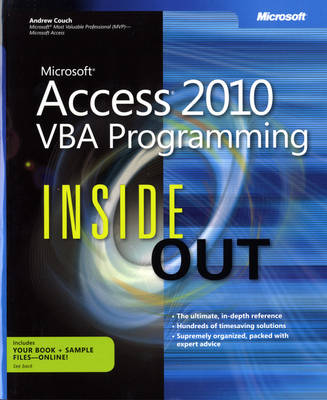 Microsoft Access 2010 VBA Programming Inside Out