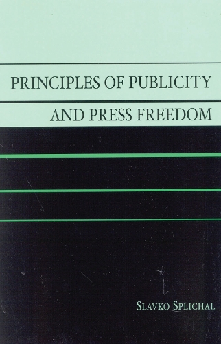 Principles of Publicity and Press Freedom