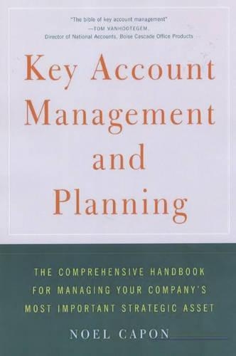 Key Account Management and Planning
