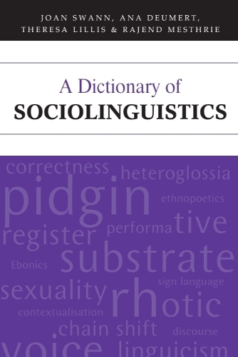 A Dictionary of Sociolinguistics
