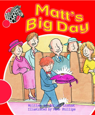 Spotty Zebra Red Change Matt's Big Day