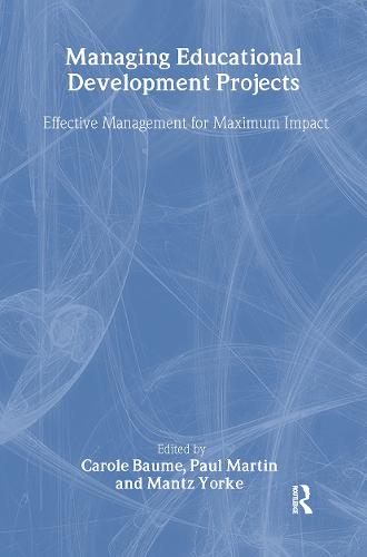 Managing Educational Development Projects