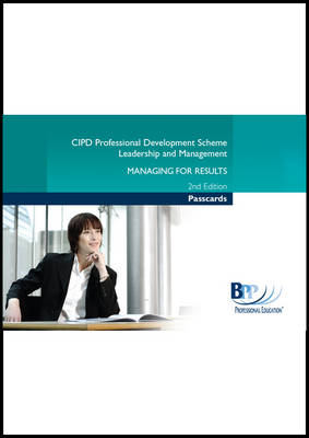 CIPD Leadership and Management - Managing for Results