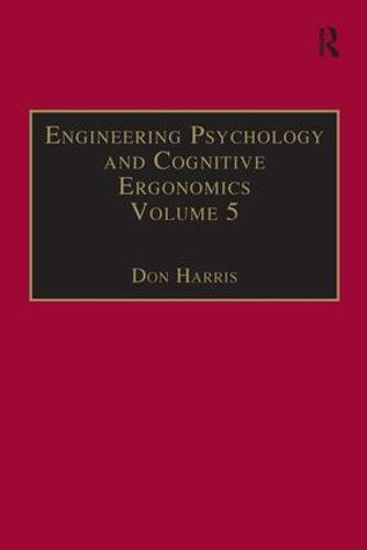 Engineering Psychology and Cognitive Ergonomics