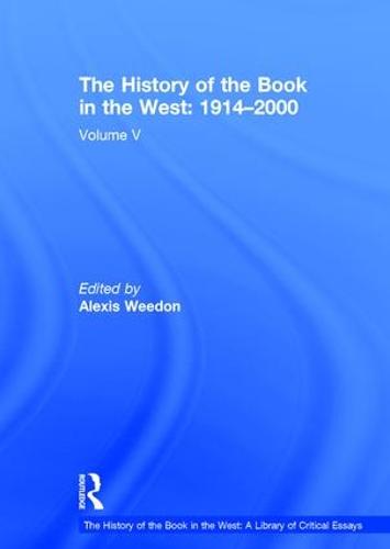 The History of the Book in the West: 1914–2000