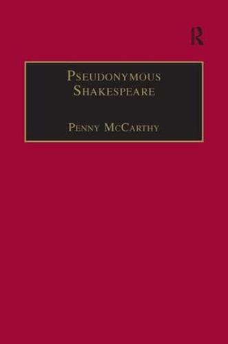 Pseudonymous Shakespeare