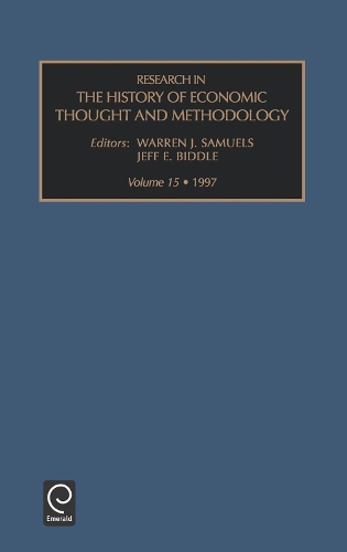 Research in the History of Economic Thought and Methodology