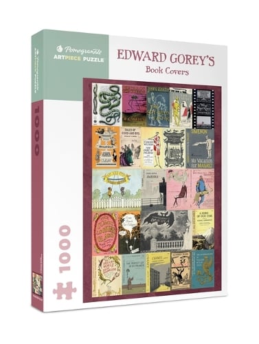Edward Gorey Book Covers 1000-Piece Jigsaw Puzzle by Edward Gorey