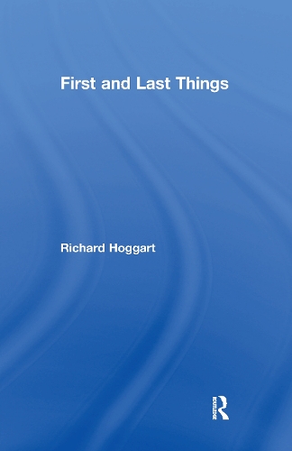 First and Last Things