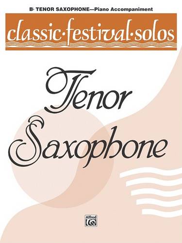 Classic Festival Solos, Ten Sax Vol 1 P-A