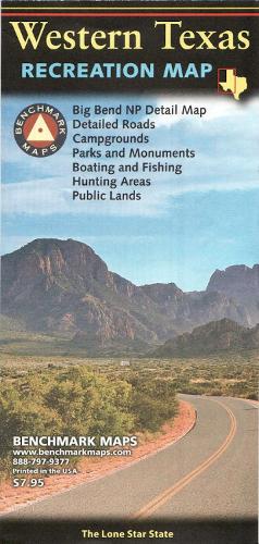 Western Texas Recreation Map