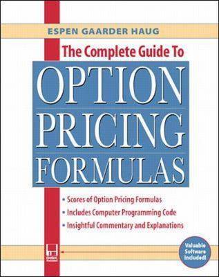 Complete Guide to Options Pricing Formulas