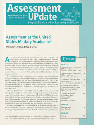Assessment Update Volume 15, Number 5 2003