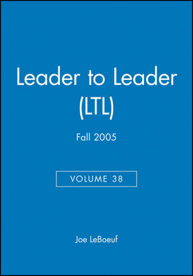 Leader to Leader (LTL): v. 38