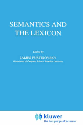 Semantics and the Lexicon
