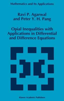 Opial Inequalities with Applications in Differential and Difference Equations