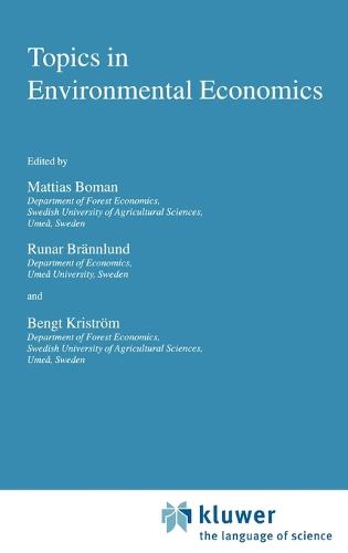 Topics in Environmental Economics