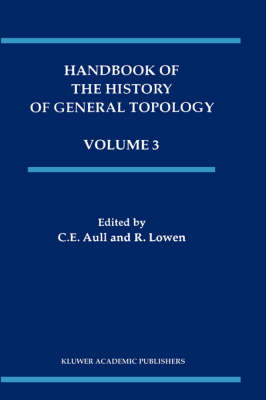 Handbook of the History of General Topology