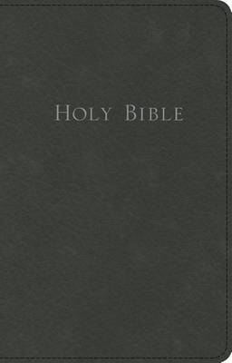 KJV Personal Size Giant Print Reference Black Bonded Leather
