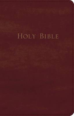 KJV Personal Size Giant Print Reference Burgundy Bonded Leather