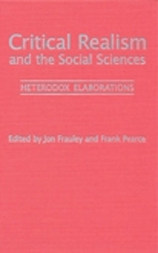 Critical Realism and the Social Sciences