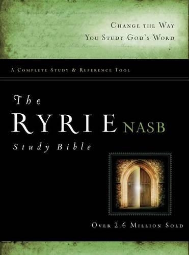 NASB Ryrie Study Bible Hardback Red Letter Indexed, The