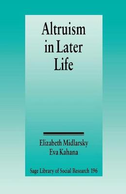 Altruism in Later Life